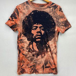 Vintage Reward Collection Men's Multicolor Tie Dye Jimi Hendrix T-Shirt Logo M
